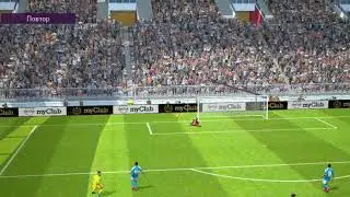 PES 2020 . Бильярдный гол Суареса