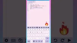 Area and Perimeter of a square 🔥 C programming 🔥 