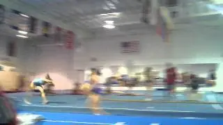 Danielle- 2 1/2 twist ready for hard floor! Wildfire Gymnast Level 10