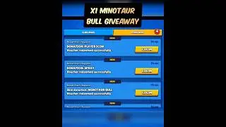 Minotaur Bull Giveaway (Link in Comments) #brawlstars