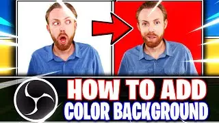 OBS Studio: How to Add a Color Background -- Color Source (OBS Studio Tutorial)