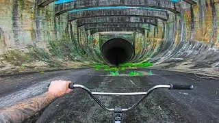 BMX ХИЛБОМБ В ТЕМНОЙ ТРУБЕ!