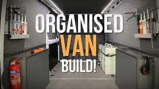 Organised work van setup (How to) Organise tools, LED lighting, Carpet ply lining, Sound proofing…