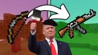 If Donald Trump made a Minecraft Texture Pack