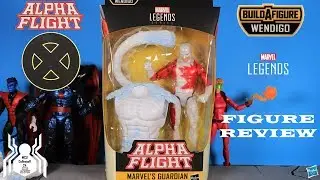 Marvel Legends ALPHA FLIGHT GUARDIAN X-Force Wave Wendigo BAF Figure Review