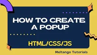 Create a Modal(Popup) | Html | CSS | JavaScript