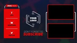 Connected - FREE 2D Photoshop Outro Template