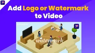 How to Add Logo to Video 2024|Add Watermark to Video|Edimakor Tutorial [Easy&Free]