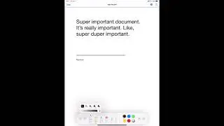How to Quickly Sign a Document on Apple's iPad and iPhone