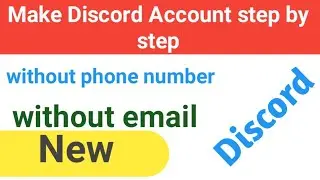 How to make a discord account without phone number or email | discord par id kaise banaye |