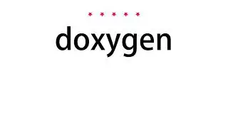 How to pronounce doxygen - Vocab Today