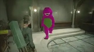 Lara Croft Versus Barney On Resident Evil 2 Remake