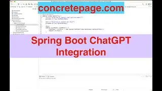 Spring Boot ChatGPT Integration
