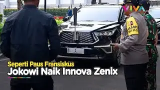 Sambut Paus Fransiskus di GBK, Presiden Naik Mobil Innova Zenix