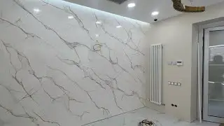 Венецианская штукатурка имитация мрамора!