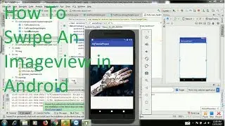 How to Swipe Image View in Android programmatically in android studio 3.0