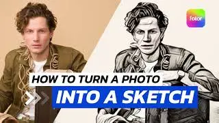 How to turn a photo into a sketch