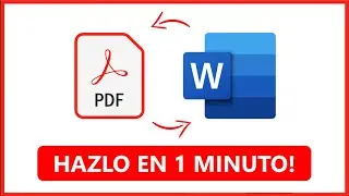 How to CONVERT PDF to WORD for FREE without SOFTWARE ✅ Convert pdf to Word