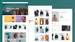 Demo: Full E-commerce Website Template Or UI Design Using React JS | REACT JS Design Tutorial