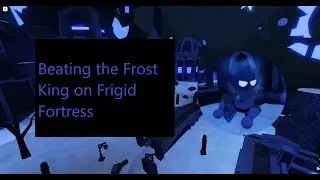 [ROBLOX Tower Heroes Christmas 2023 Update] Beating Frost King on Frigid Fortress Hard Mode