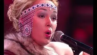 Fantastic Inuit throat singing on TV show (Veronica Usholik)