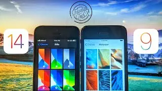 iOS 14 with iOS 9 | Default Wallpapers ♥️