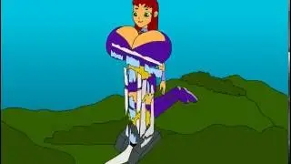 TEEN TITANS GROW  GIANTESS