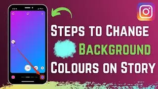 How to Change Background Color of Instagram Story !