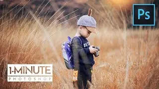 1-Minute Photoshop | Autumn Color Effect in Photoshop