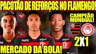 PACOTÃO DE REFORÇOS NO FLA: ALEX SANDRO, GONZALO PLATA, ALCARAZ! FLAMENGO É CAMPEÃO MUNDIAL SUB 20!