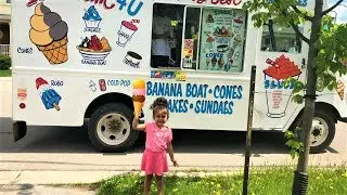 Kids Buying Ice Cream from Ice Cream Truck fun video part 2