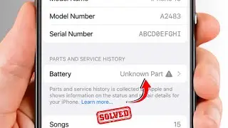 Unknown Part Battery iPhone / Important Battery Message Unknown Part