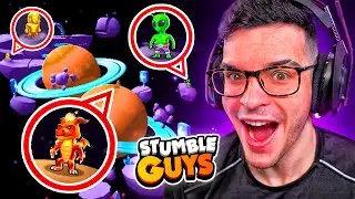 ¡ESCONDITE en SPACE RACE  de STUMBLE GUYS! 😱 (GANADOR = 1000$)