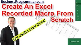 Excel macros - how to use record macro in excel vba