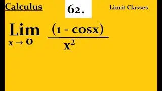 Evaluate : lim(x → 0) (1 - cosx)/x²
