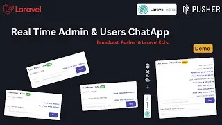 Real-Time Chat for Admins & Users in My Blog Project with Pusher and Laravel Echo