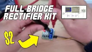 DIY Full Bridge Rectifier AC to DC Kit 1N4007 - $2 Aliexpress Circuit