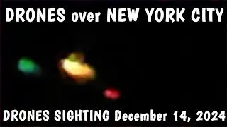 DRONES over New York City | Unidentified Drones over Manhattan NYC | DRONES Watch