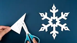 Paper Snowflake #57 - How to make Snowflakes out of paper - Home Decor