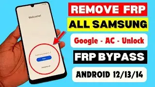 Samsung Frp Bypass/Unlock | Android 12/13/14 | New Security 2024 | Factory Reset Protection Bypass