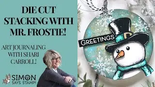 Art Journaling with Shari Carroll: Tim Holtz Mr. Frostie