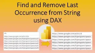 Find and Remove Last Occurrence from a String using Power BI DAX