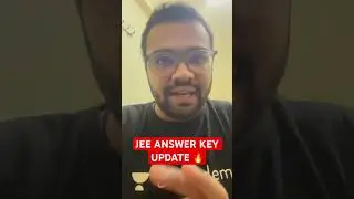 JEE MAINS Answer Key 😱 NTA BIG Update #jee2024 #iit #jee  #iitbombay #ashortaday