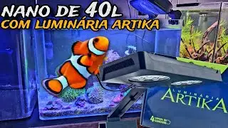 LUMINÁRIA ARTIKA NO NOSSO NANO MARINHO ESTÁ DANDO CERTO?