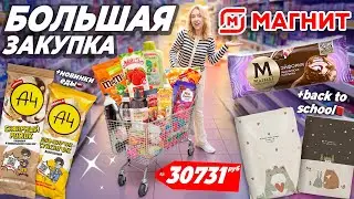 ШОППИНГ В МАГНИТ!🧲  Большая Закупка Продуктов и Новинок Еды!❤️ + back to school