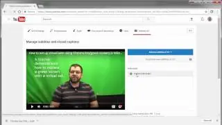 How to fix the automatic closed captioning on a youtube video 2017