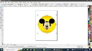 How to set Photo in Circle | Basic CorelDraw part 1 