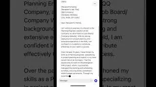 Cover Letter for Job using ChatGPT l AI tool application