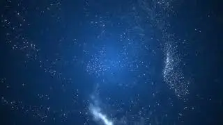 Blue Particles Loop Motion Graphics, No Copyright Video, Background, Green Screen,  Copyright Free
