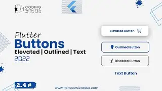 2.5 - How to create and design buttons in Flutter - Flutter Crash Course 2023